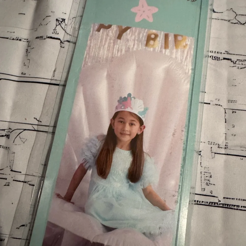 My Minds Eye Mermaid Crowns - Adjustable Crowns - Birthday Party NWT - Set -6
